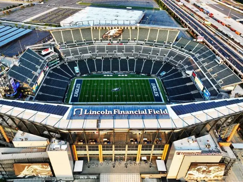 Foto des Stadions Lincoln Financial Field in Philadelphia